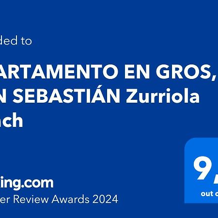 Apartamento En Gros, San Sebastian Zurriola Beach Zewnętrze zdjęcie